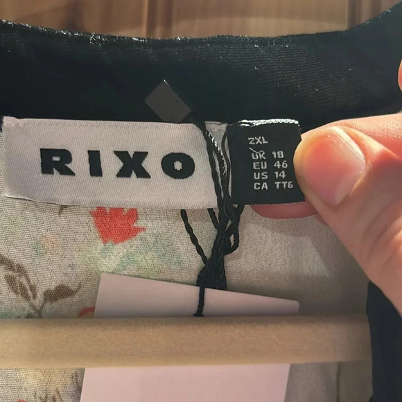 New RIXO bouquet midi dress - Picture 4 of 10